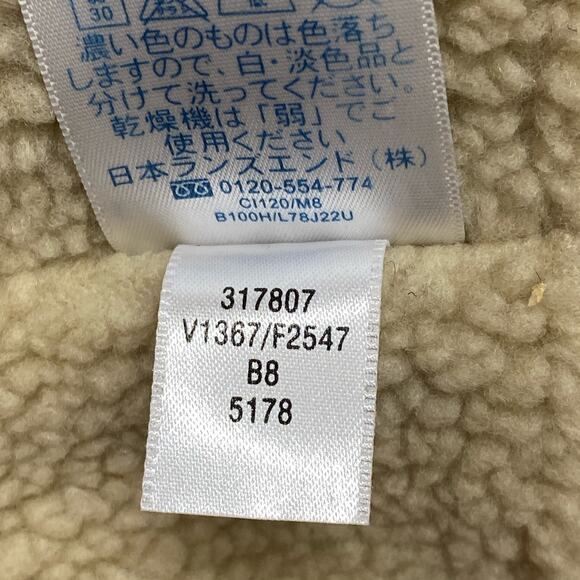 Lands' End Black Nylon Trapper Hat Ear Flaps Fudd Cap Fleece Lining Unisex S / M - Picture 7 of 8